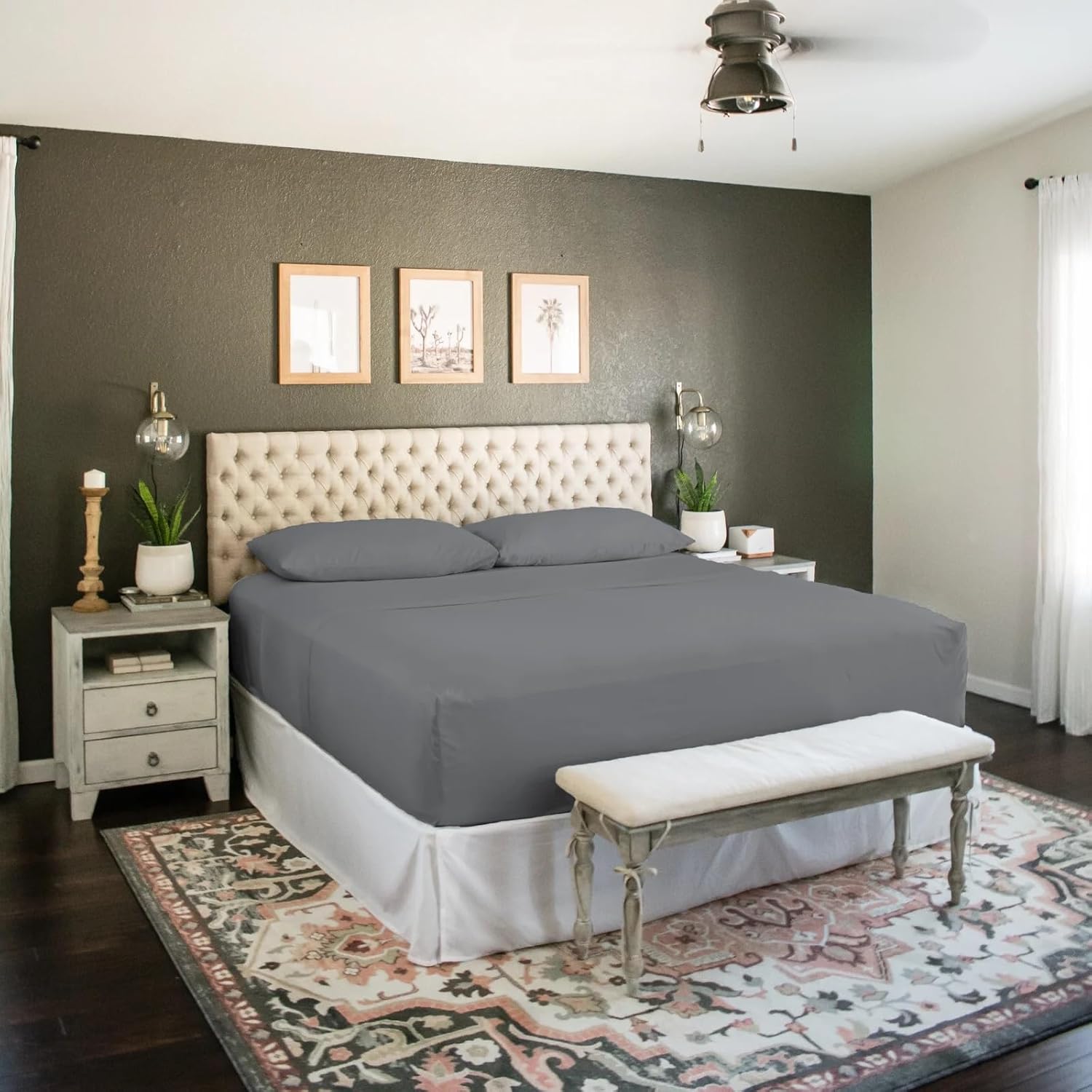 Luxe & Lazy Sheet Set (King, Sea)