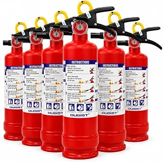 Ougist Signature ABC Fire Extinguisher for Home, 2.5 lb, 6 Pack
