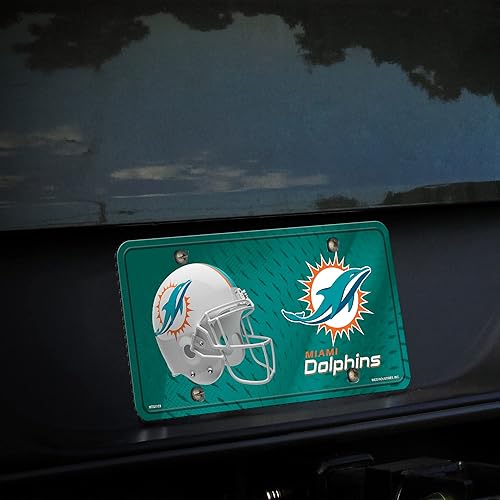 Vista 127 de Rico Industries Placa de matrícula de metal unisex para adultos de la NFL