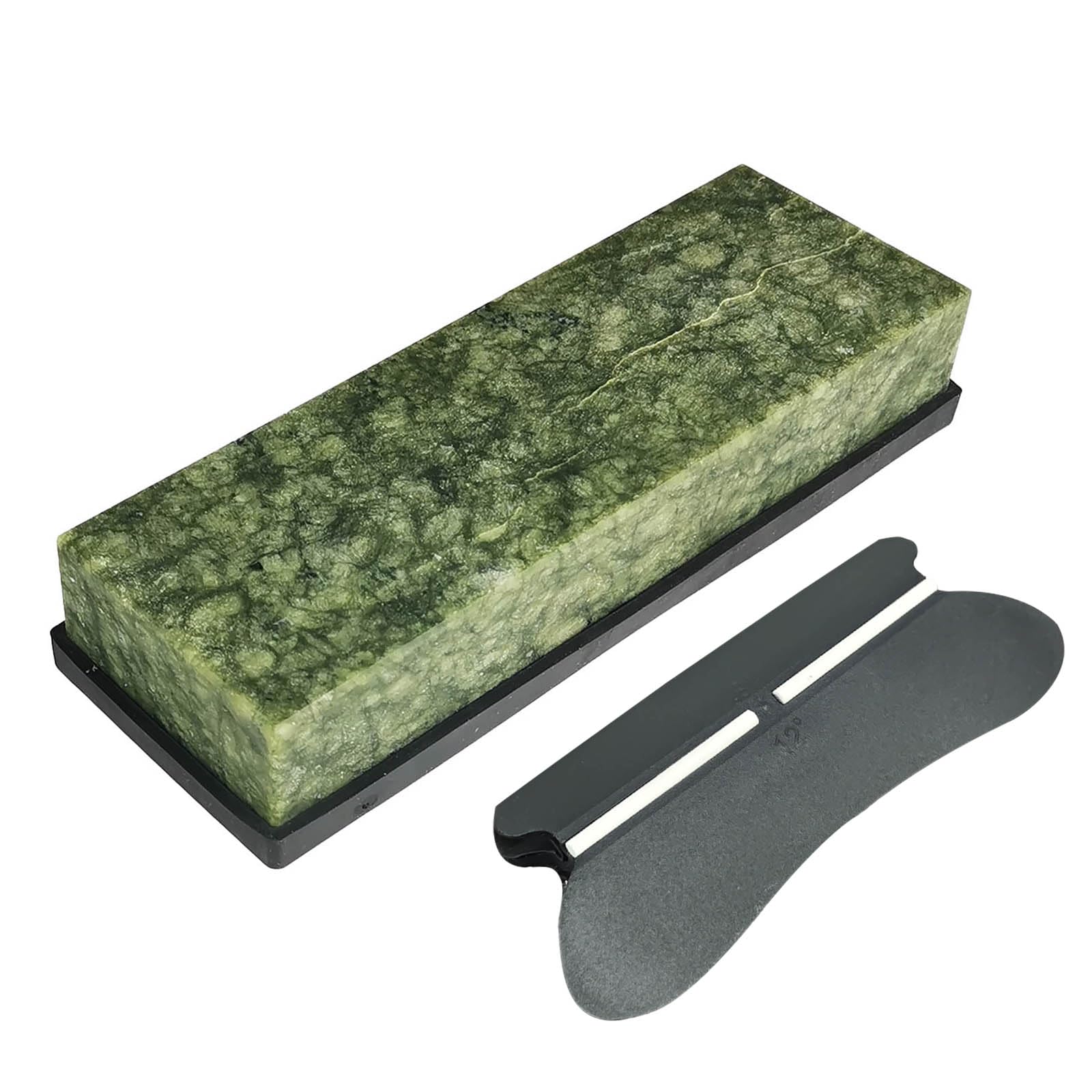 Large Size Polishing Knife Sharpening Stone Grit 10000 Knife Sharpener Whetstone Final Fine Polishing Natural Green Honing Oilstone