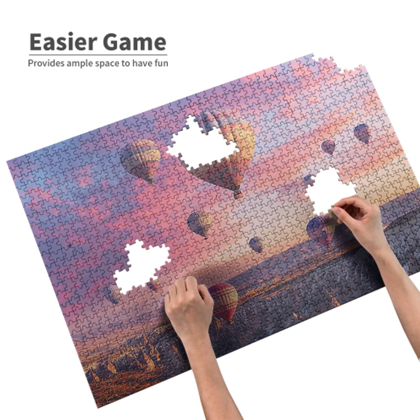 Puzzle Turquía Puzzle 1500 Piezas,Paisaje Rompecabezas Desafiante,Juego Puzzles Adultos,Impresión de Alta Definición Colorido Puzzles Madera con Caja de Regalo,Home Decoration,Regalo Mujer,p661t