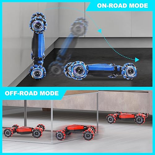 Miniatura 3 de Coche RC, auto de acrobacias con gestos RC, auto multifuncional de control remoto de deformación rotativa, regalos de cumpleaños para niños de 3 a