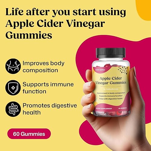 Miniatura 5 de ColonBroom Limpieza de colon y desintoxicación de 15 días para perder peso + gomitas de vinagre de sidra de manzana para mujeres, 60 gomitas,