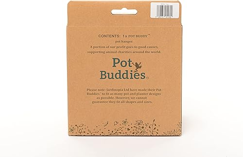 Miniatura 10 de Pot Buddies Figura de bulldog francés hecha a mano, colgador de maceta, adorno decorativo para patio, figura de maceta de flores