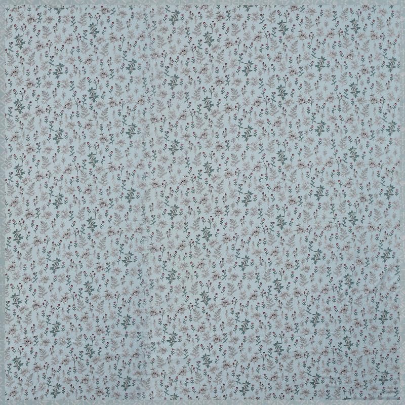 Image of Florida Diva Cotton Reversible Dohar Topsheet for Double Bed Made for All Season Blanket Throws with Floral Print