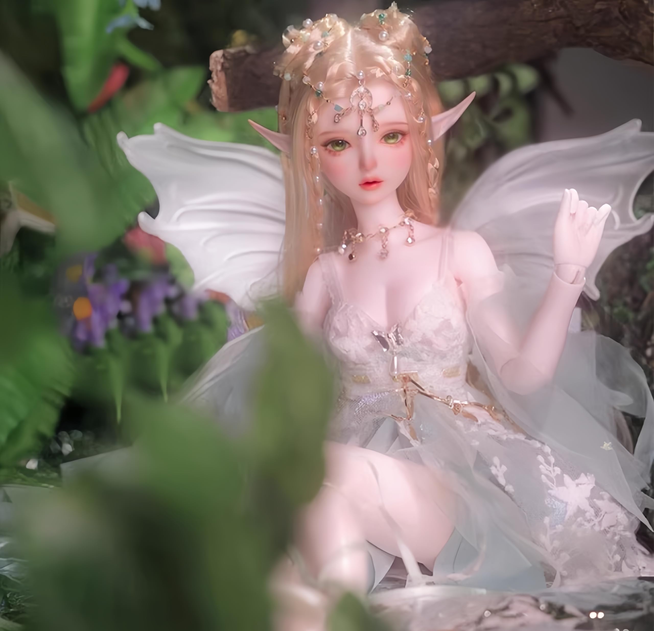 1/4 Bjd Puppe Fashion Anime Ball Jointed Dolls Cute Resin Action Figure Handmade Makeup Home Decor Collectible Gift Sets (K)