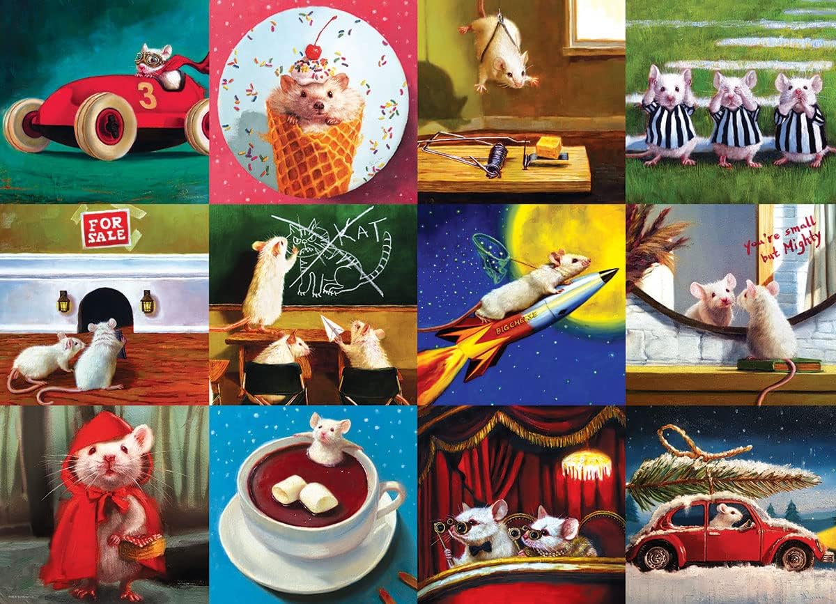 Funny Mice 1000 Piece Puzzle