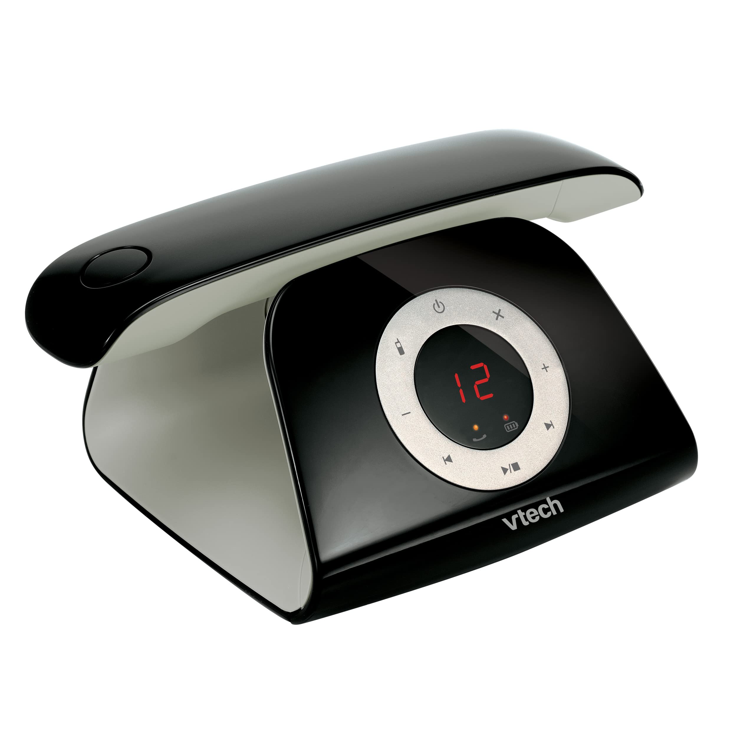 VTech LS1350 Retro-Design Telefon Schnurlos DECT Schnurlostelefon mit digitalem Anrufbeantworter, Anrufsperre, Freisprecheinrichtung und Wahlwiederholung, hintergrundbeleuchtetem Display und Tastatur