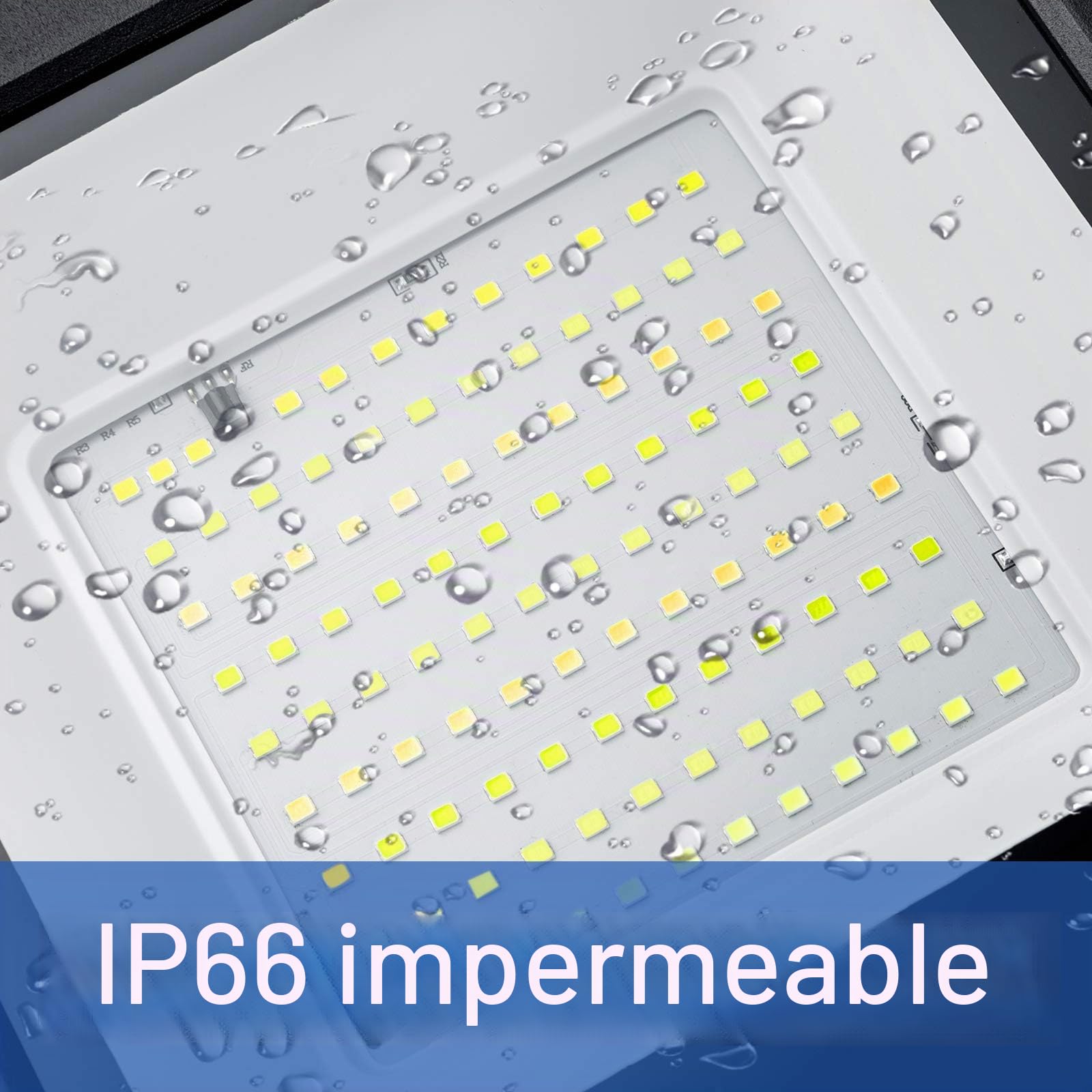Froadp 2x100W Luz de Trabajo con Trípode, Foco de Construcción con Carcasa de Aluminio Cable de Alimentación de 3m y EU-Enchufe, Proyector Impermeable IP66 Contra Rayos(Blanco Frio)