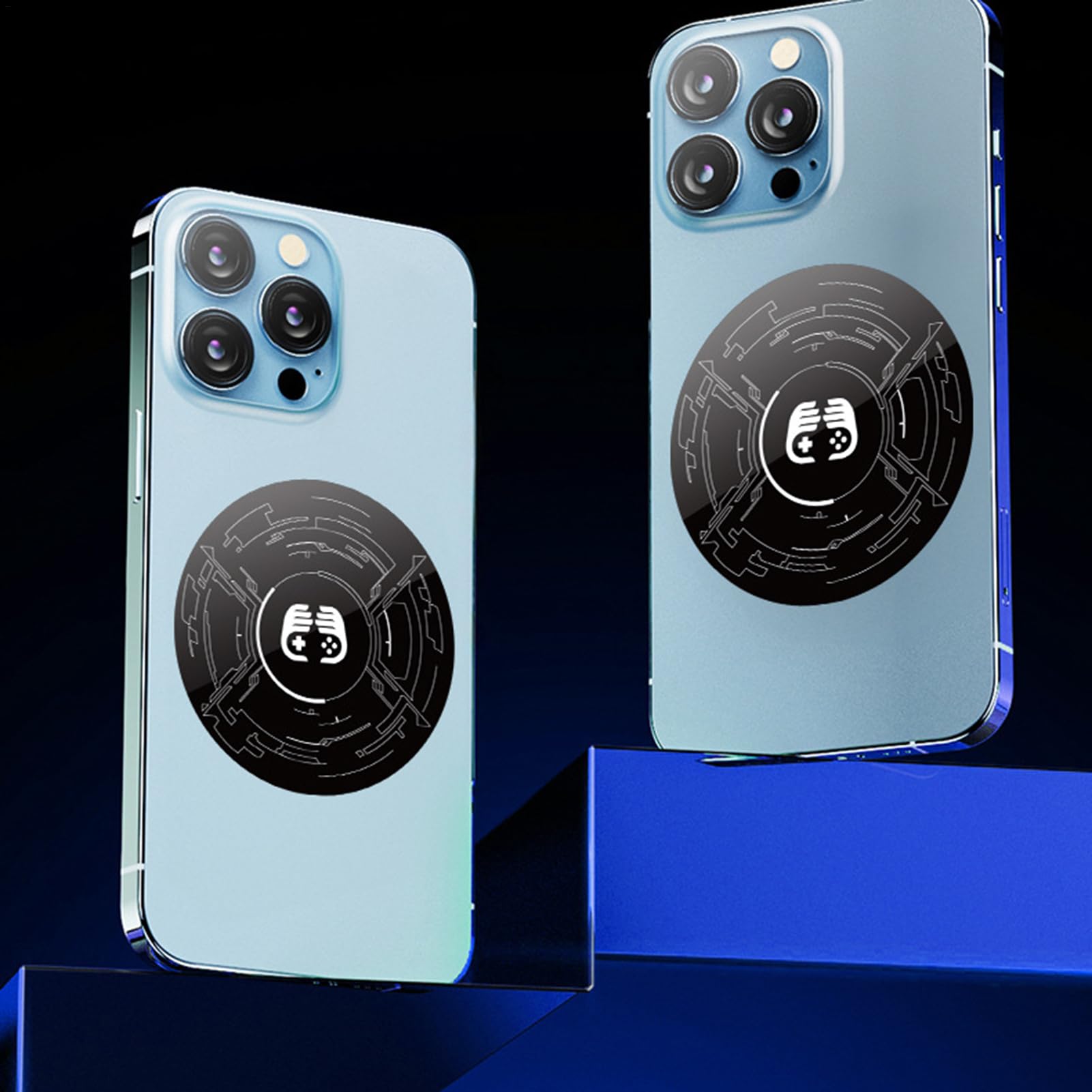 Piastra di raffreddamento magnetica per smartphone, tappetino refrigerante per cellulare, piastra di raffreddamento magnetica a semiconduttore, supporto di raffreddamento portatile multiuso per