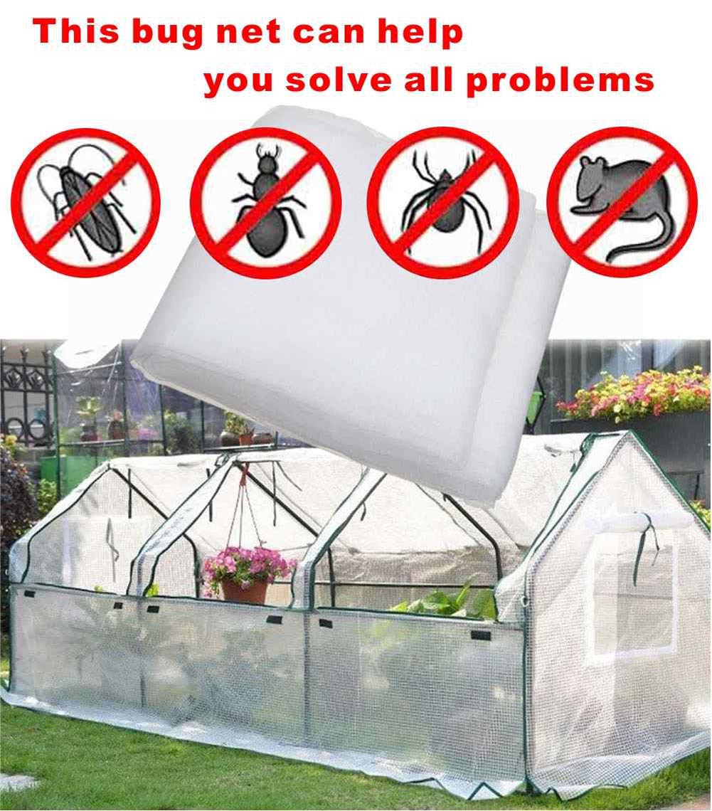 APOE Filet Anti Insectes Potager, Filet de Protection Jardin Oiseaux Maille Fine Filet Contre Les Insectes pour Protection Légumes Plantes Fruits Fleurs Cultures Vergers