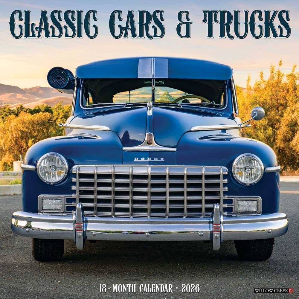 Current 2026 Classic Cars 12 X 9-inch Wall Calendar, Large Bookstore-Quality, Spiral-Bound - Walmart Supplies - View #14