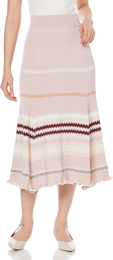 Amazon ファーファー マルチボーダースカート Rwns レディース Pnk F スカート 通販 Amazon ファーファー マルチボーダースカート Rwns レディース Pnk F スカート 通販