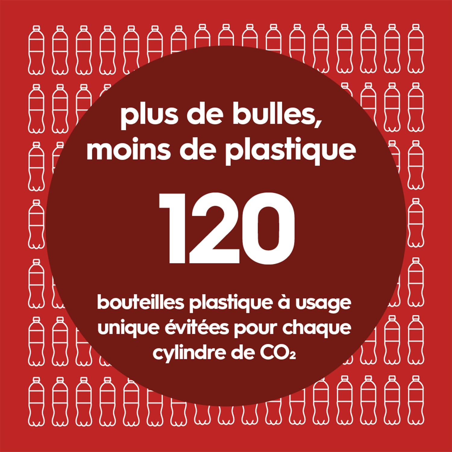 Sodastream Crystal – Machine à eau pétillante avec système CO₂ Quick Connect, cylindre de gaz 60L et 2 carafes en verre 0,7L inclus, noire