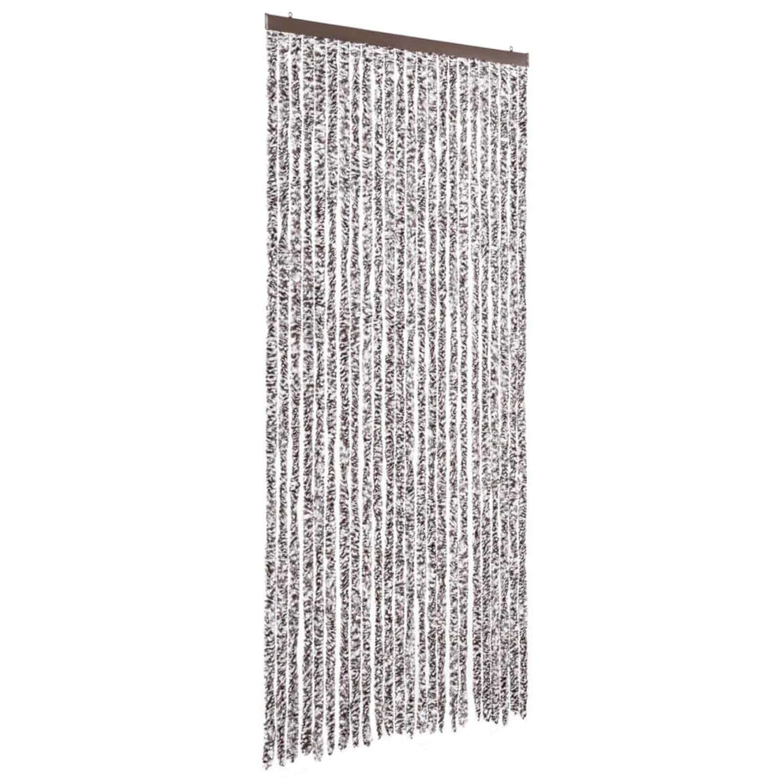 ZEYUAN Tenda Antimosche Marrone e Beige 100x200 cm in Ciniglia,Tenda Antimosche per Finestre e Porte Leggera Resistente all'Acqua Silenziosa Zanzariera Antiisetti-377373