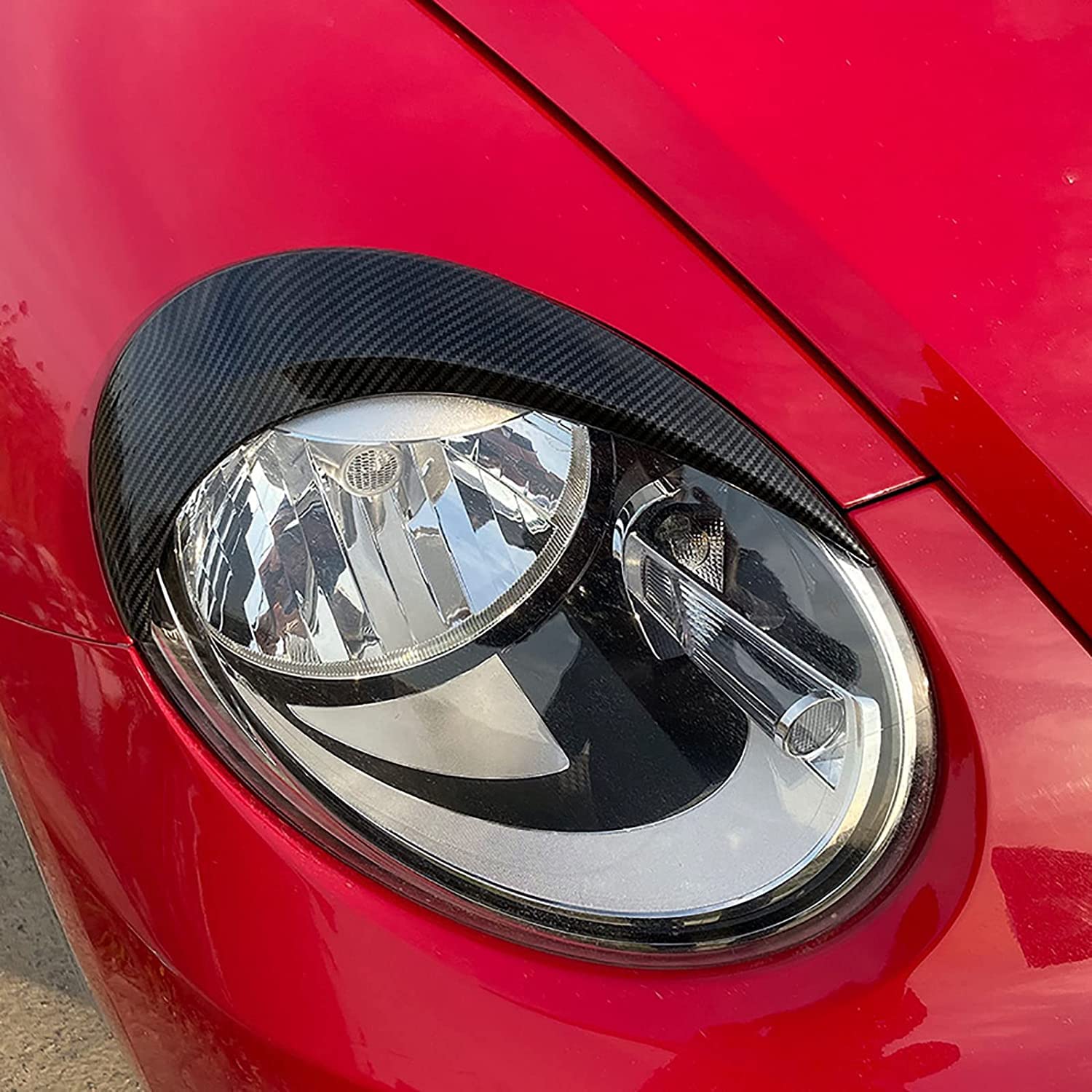 Koplamp Wenkbrauw Koplamp van de auto wenkbrauw oogleden A&BS Stickers