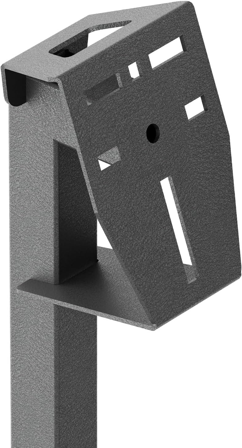 EYOHZ Hitch Mounted Spare Tire Carrier, Universal Adjustable Spare Tire Mount for 2 Inch Receiver, Fits 4/5/6/8 Lug Trailer Wheels, for Truck, Trailer, SUV & Off-Road