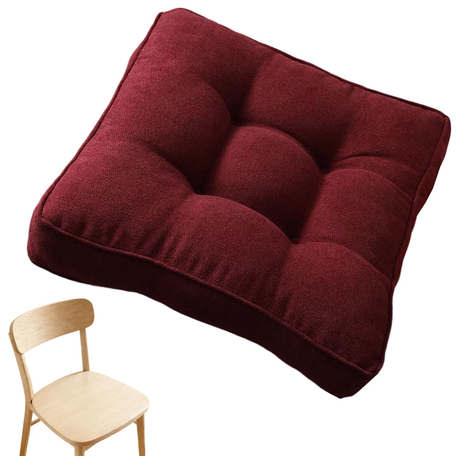 Seat Cushion for Office Chair - Chair Cushions for Dining Chairs With Ties