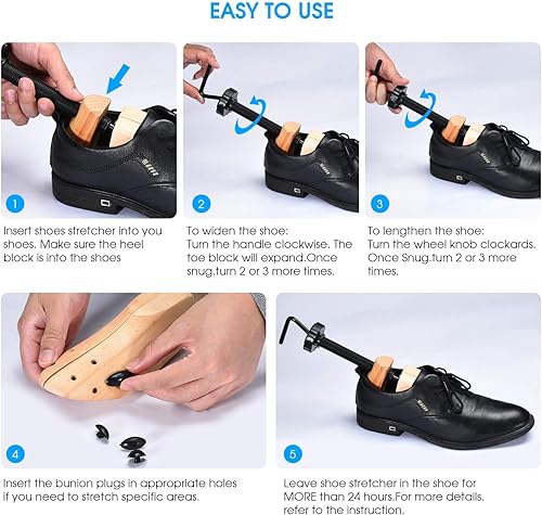 Miniatura 4 de Camilla de zapatos de madera profesional bidireccional para hombres o mujeres