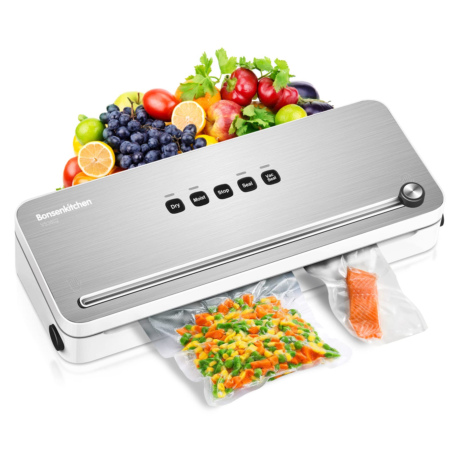 how to use bonsenkitchen vacuum sealer