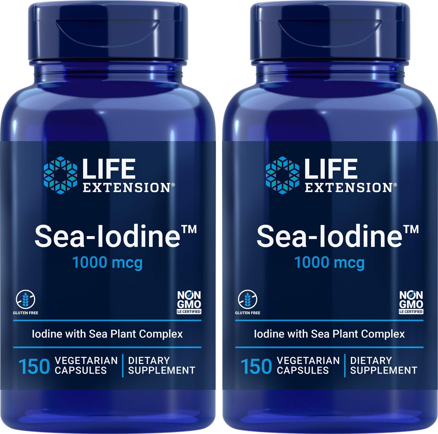 SeaIodine 1000 mcg, 60 Vegetarian CapsulesPack2 Health