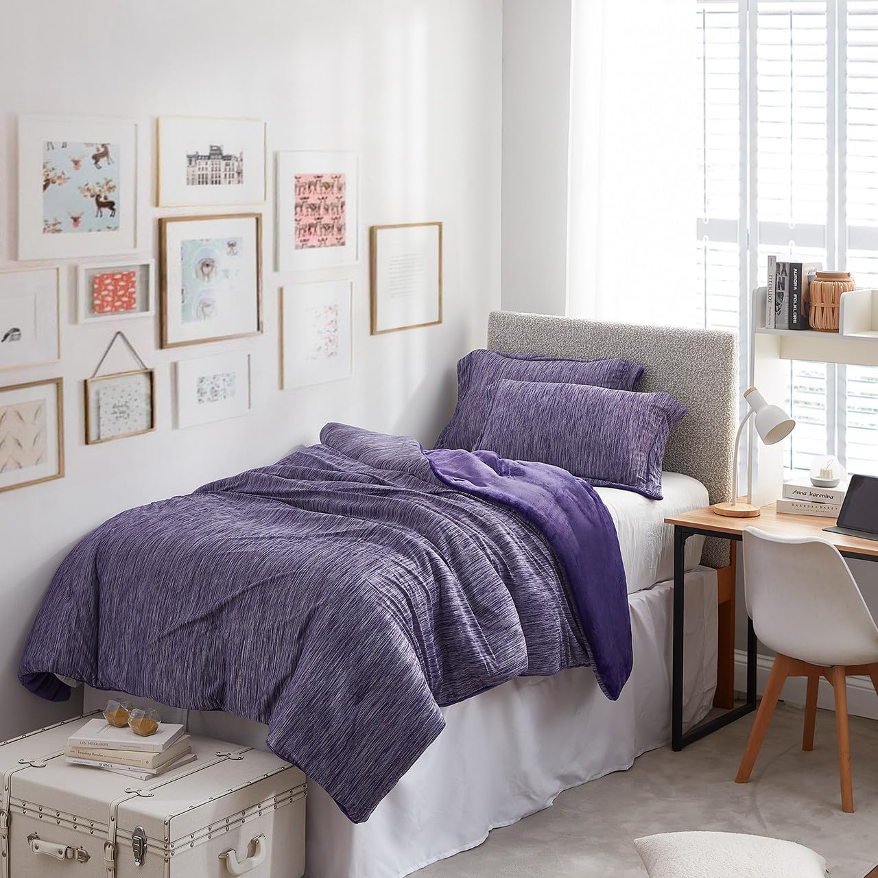 Coma Inducer Some Like it Hot - Some Like it Cold Oversized Queen Comforter Set - Violet Prism