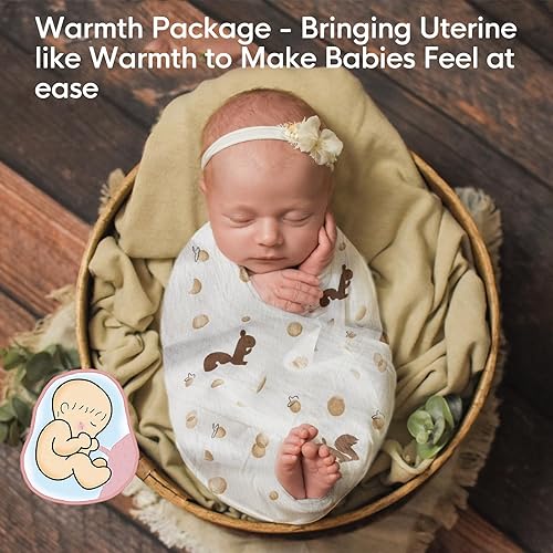 Miniatura 3 de QSTEHEML Mantas de muselina suave de algodón neutro, paquete de 2 mantas de muselina grandes de 47 x 47 pulgadas, manta de muselina para bebés