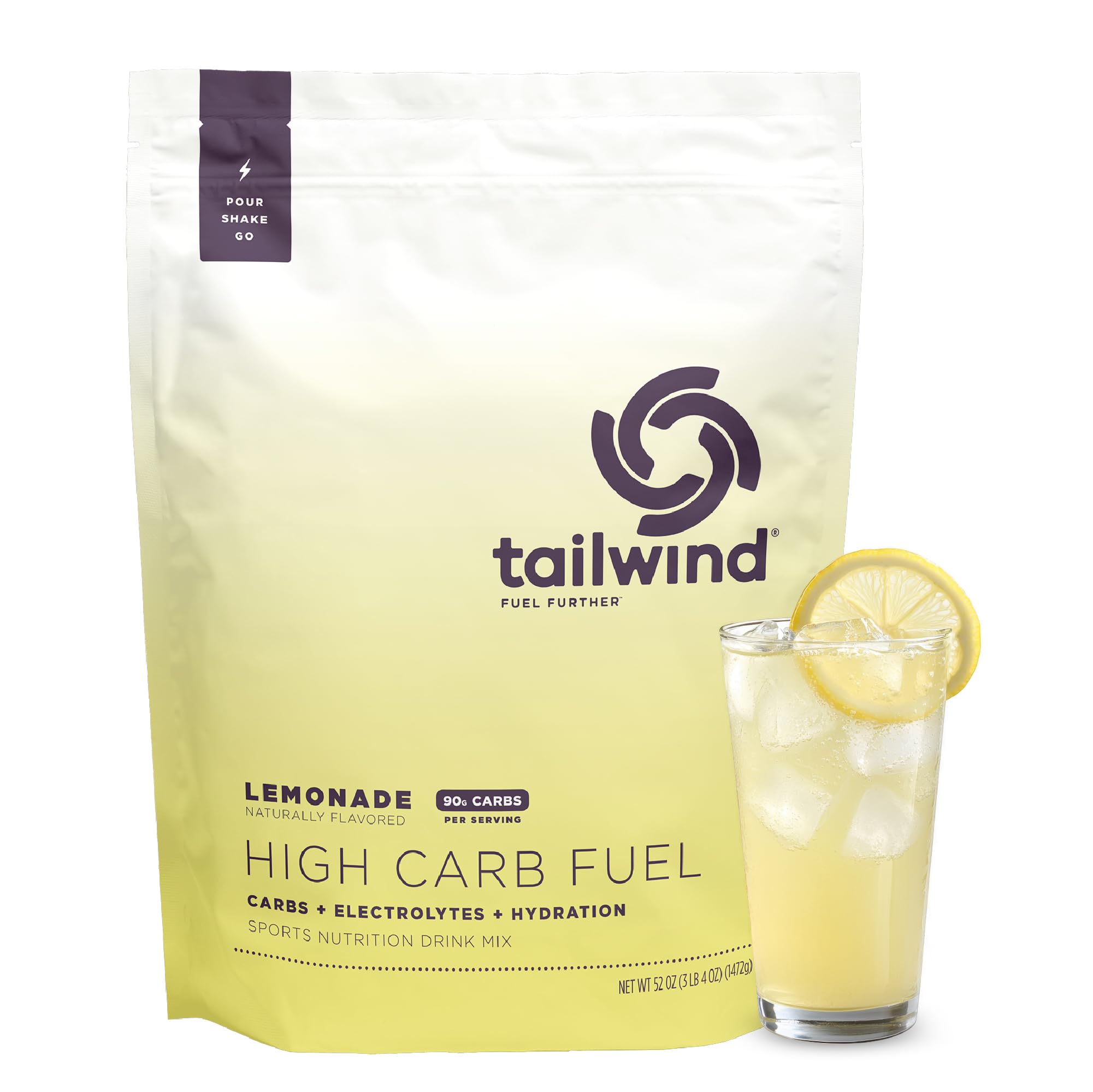 Tailwind Nutrition High Carb Fuel, 90 g High Intensity Carbs (2:1 Glucose:Fructose) + Electrolytes, Gluten‑Free, Vegan, Lemonade, Single‑Serving 6 Pack — Amazon image 8