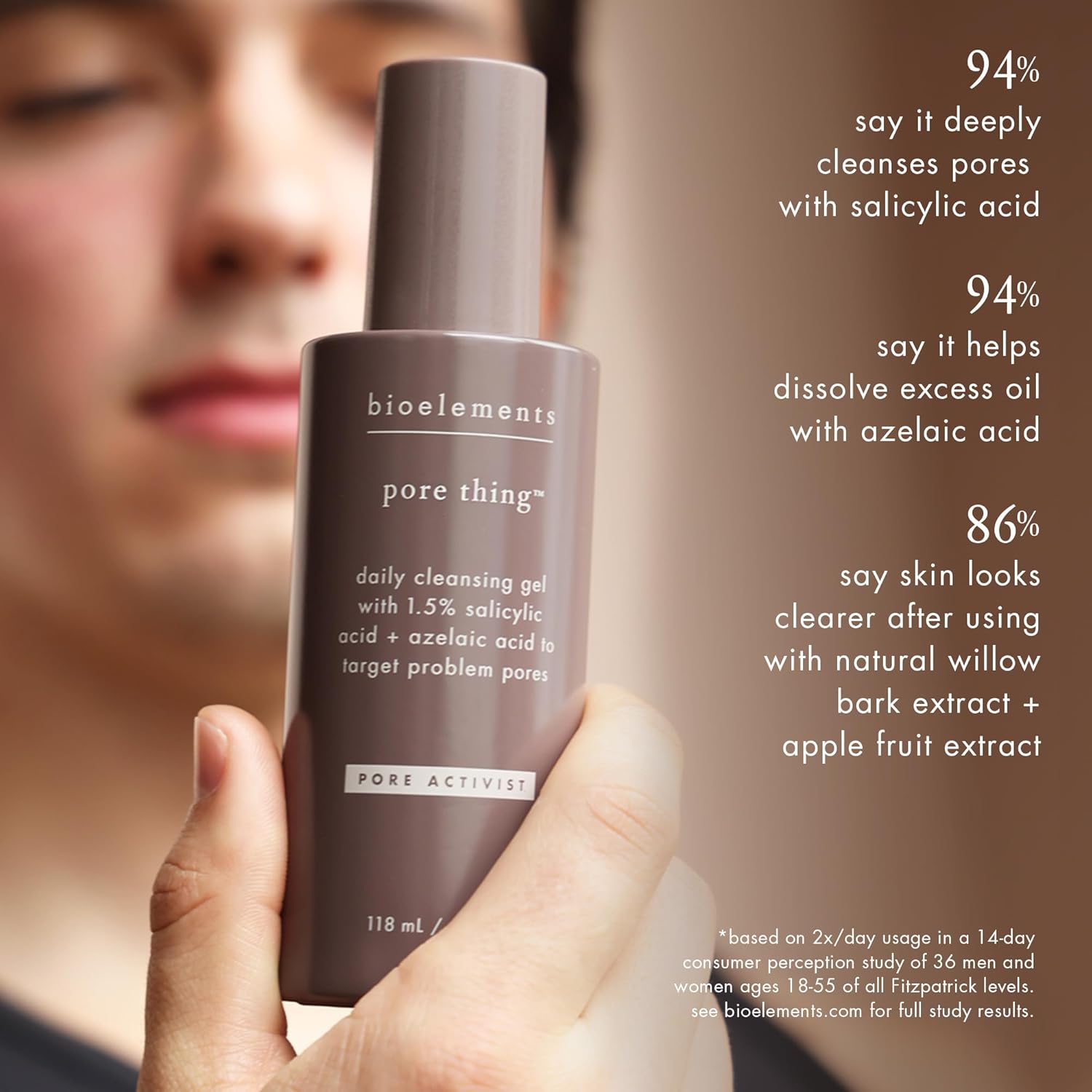 Bioelements 3-Step Starter Set: Acne Prone Skin - Includes Pore Thing, Daily Meds & Spot Defy - Vegan, Gluten Free - Never Tested on Animals