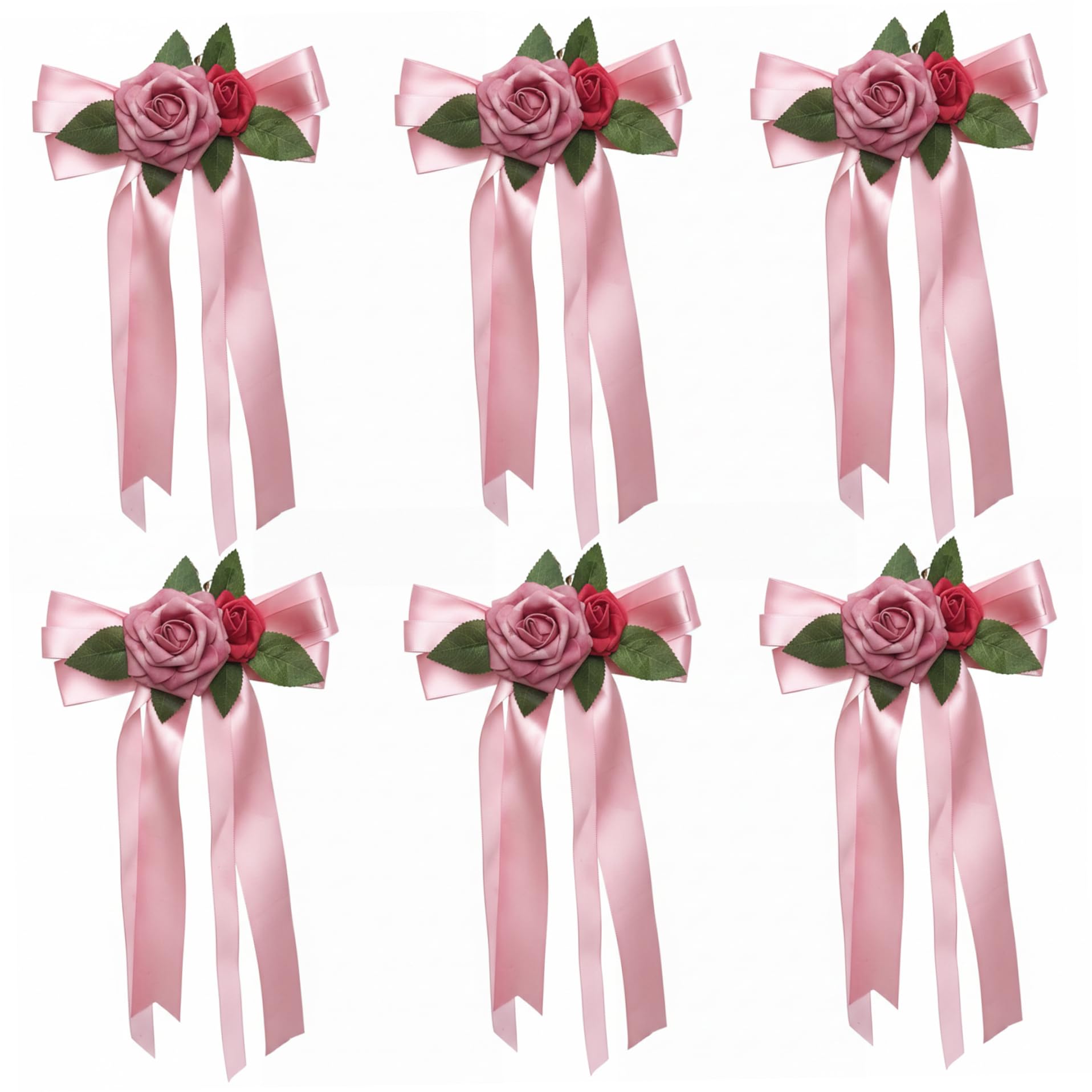 Arreglos florales para sillas de bodas que solucionan la decoración de pasillos sin marchitez