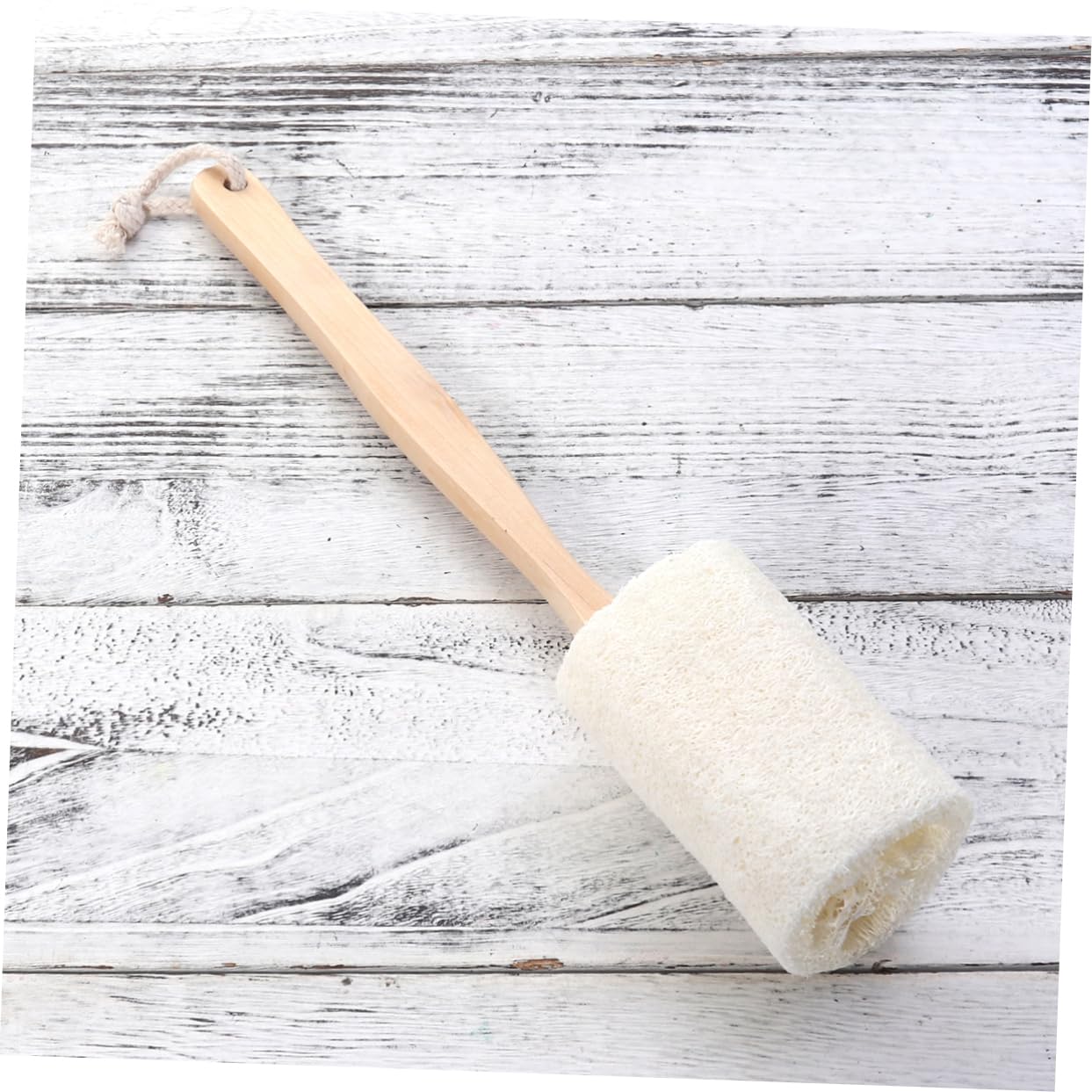 FOMIYES 3 Set di Spazzole per Il Corpo con Manico in Legno Spugna Esfoliante Naturale Spazzola per Scrub Completo del Corpo Spazzola per da Bagno 2 Pezzi*3
