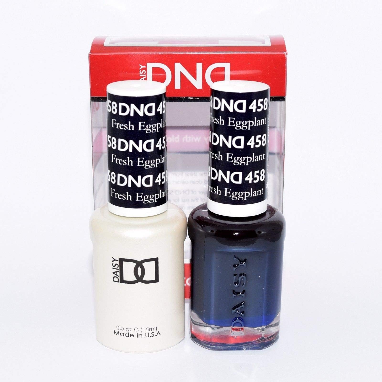 DNDDuo Gel (Gel & Matching Polish) Fall Set 458 - Fresh Eggplant by DND Gel