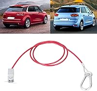 Vista 8 de Cable de seguridad de remolque de 3.3 pies, cable de seguridad de remolque resistente, cable de seguridad de remolque, cable de freno de remolque