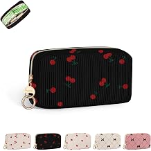 Corduroy Tampon Holder for Purse, Cute Period Tampon Pouch, Black