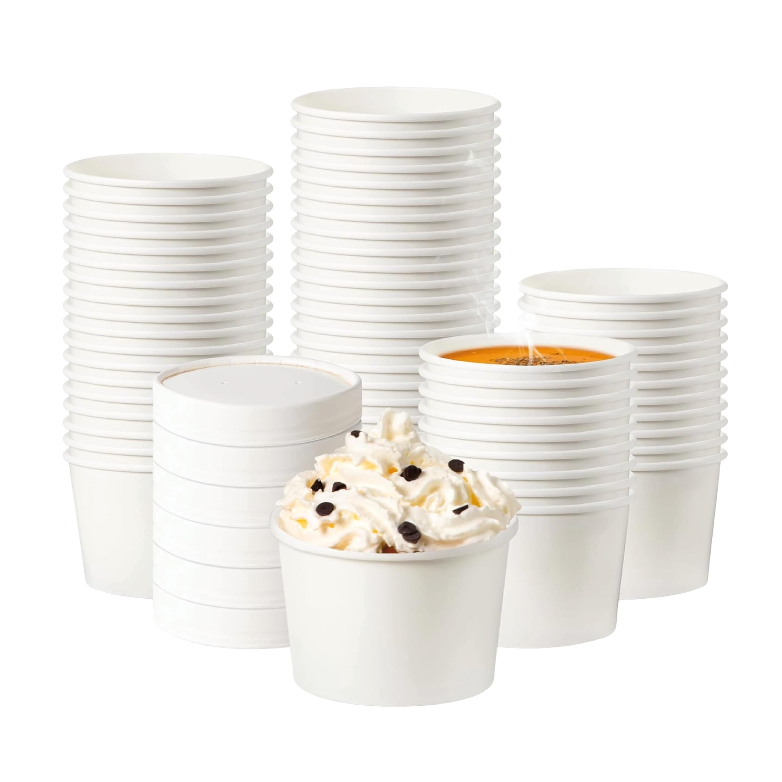 Eco-Friendly Paper Food Containers with Lids -24