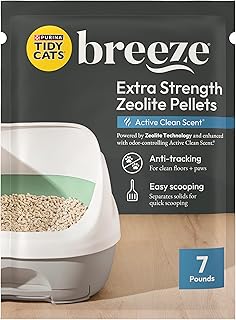 Purina Tidy Cats Scented Litter Pellets, Breeze Enhanced Refill Litter Pellets in Recyclable Box