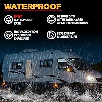 Vista 7 de POPMOTORZ Juego de 2 luces LED de señalización de giro lateral para VW C-rafter 2006-2018 Mercedes Sprinter W906 2006-2018 (Lente transparente)