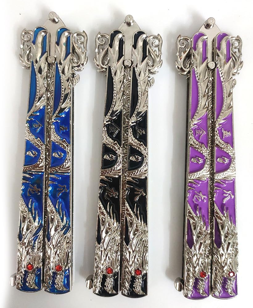 3 Pcs Dragon Lover Gift Set - Blunt Non-Sharp Mythical Collectible(NO157)