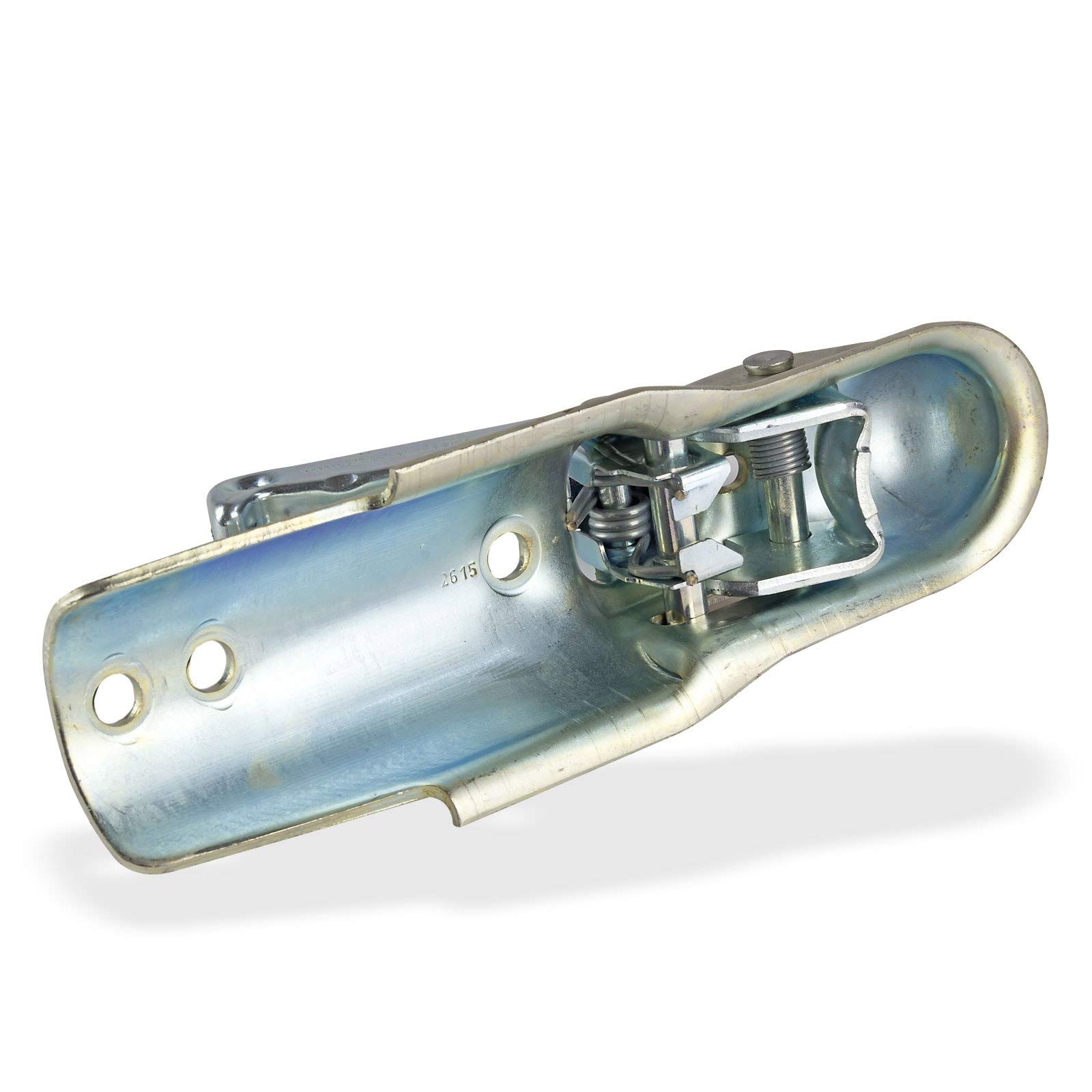 DEMA PKW Zugkugelkupplung d=70mm, verzinkt, 50mm Kugeldurchmesser, für ungebremste Anhänger, 100kg Stützlast, 1500kg Anhängelast, robust, korrosionsgeschützt, geprüft nach 94/20/EG, einfache Montage