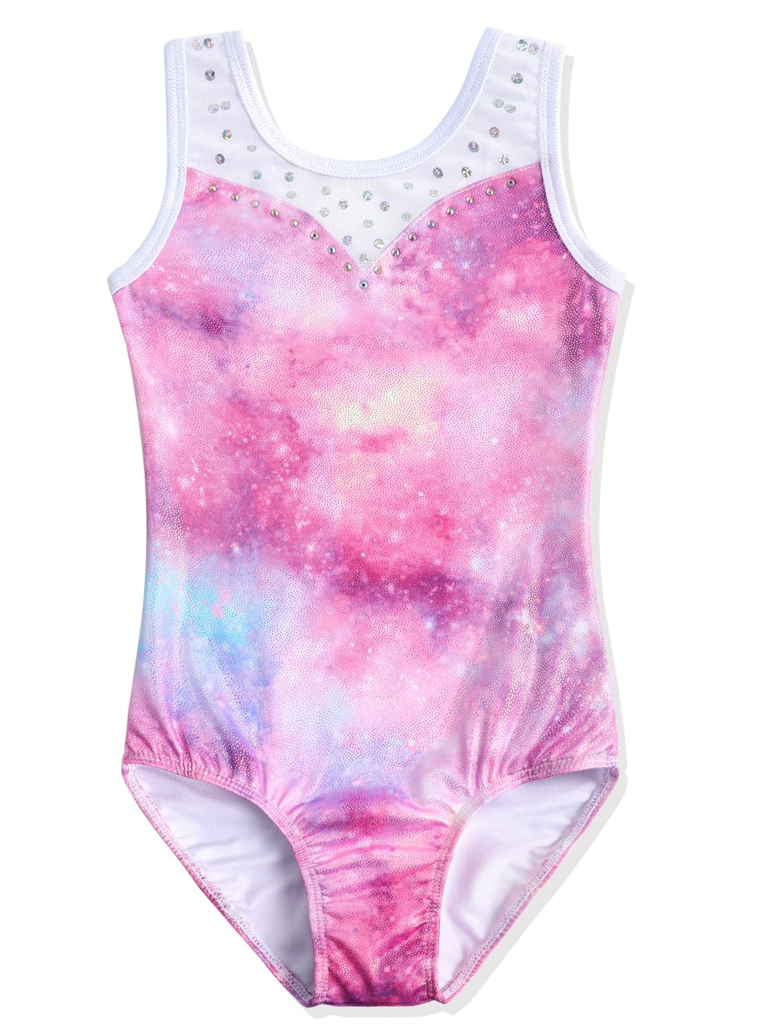 BelovanceGymnastics Leotards for Toddler Girls Dance Ballet Outfits Sleeveless Unitard Bodysuits Sparkly Rianbow Galaxy Quicky Dry