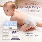 Couche bébé,DRYPER Taille de la couche jetable Nappies nouveau-né 3 (6-11kg), 3D Gardes-fous & Indicateur d'humidité, Ultra-Soft & Absorption de l'eau douce,25 Nappes