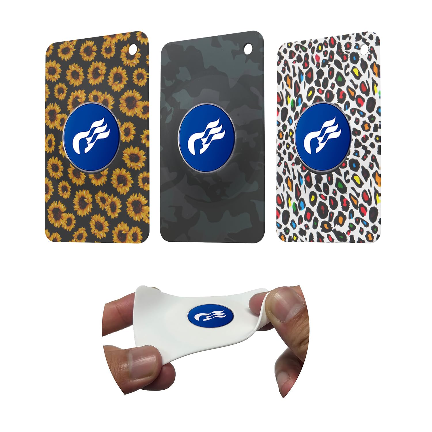 LAIDOLAILA 3 Pack Medallion Card Holder for Princess Cruise – Cruise Ship Essentials for Lanyard, Purse or Wallet, Durable Silicone Cruise Accessory (