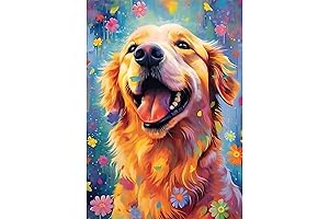 RICUVED Diamond Art Kits for Adults, Dog Diamond Art Kits Full Drill...