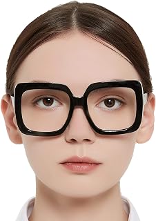 OCCI CHIARI Oversized Reading Glasses for Women Large Square Readers 1.0 1.25 1.5 1.75 2.0 2.25 2.5 2.75 3.0 3.5 4.0