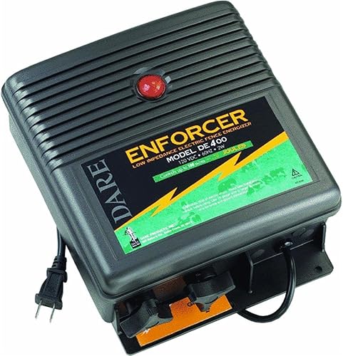 Dare Productos Energizador de valla eléctrica de 110 voltios 100 acres negro