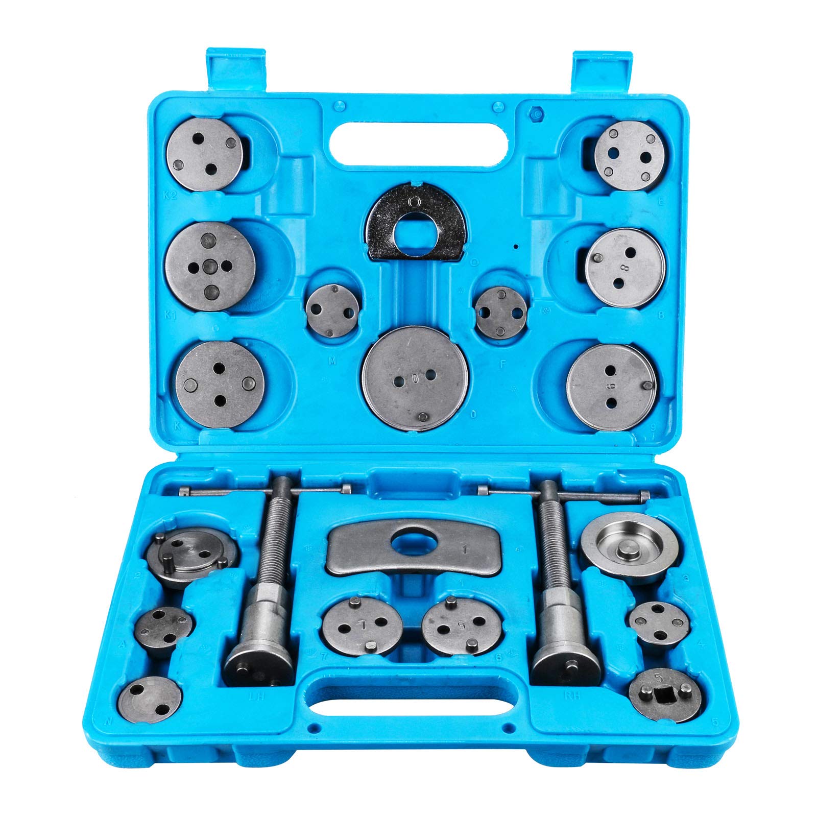 21 Piezas Universal De Reposicionador De Pistones De Freno, Pinza De Freno, Pistón, Viento, Herramientas De Reparación Para Restablecer Los Pistones De Freno Para Todos Los Vehículos Comunes