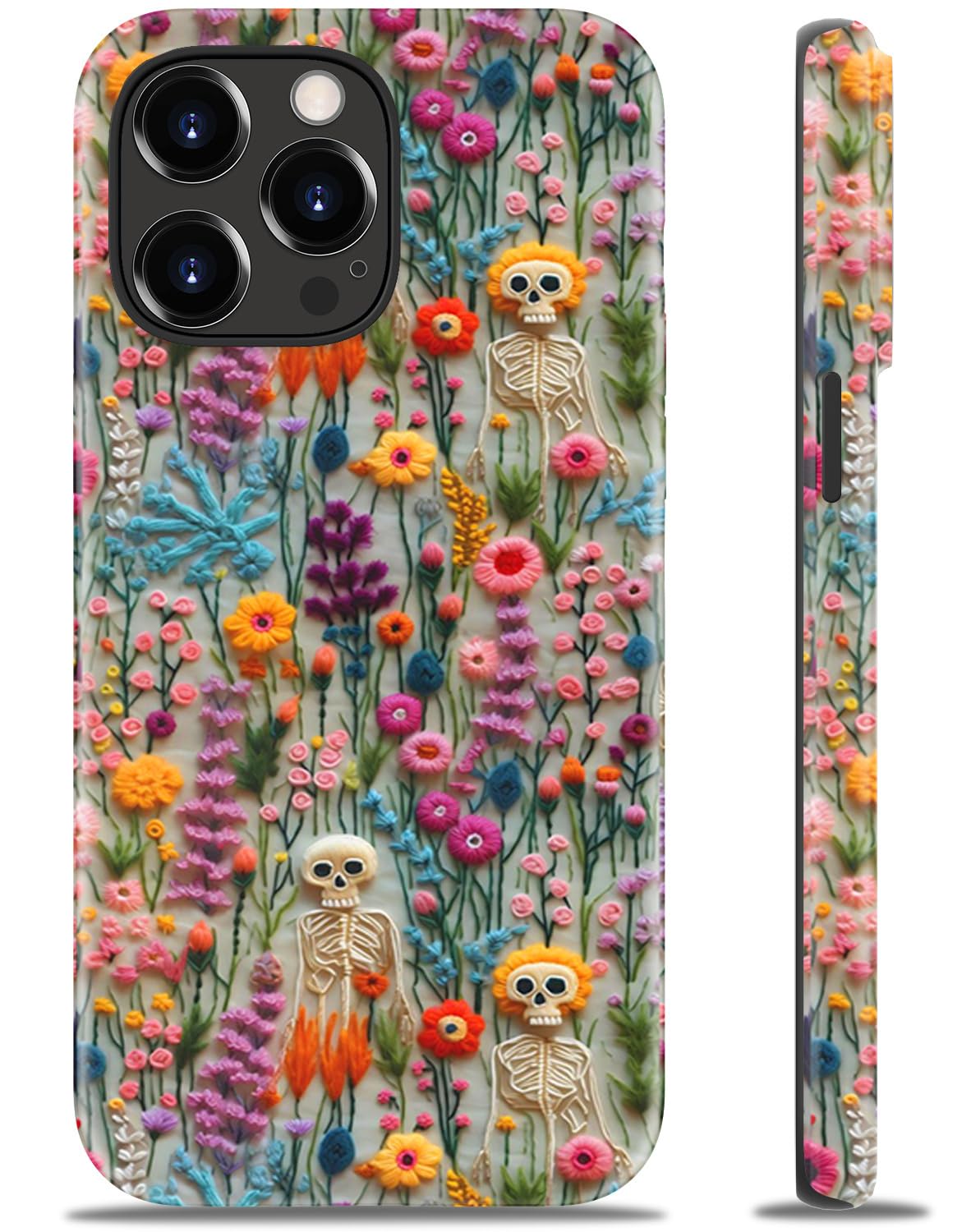 LUXMERRY for iPhone 13 Pro Case Cute - Wireless Charging Compatible - Dual-Layer Hard Shell + Silicone Cover - Protective Phone Case Aesthetic Trendy