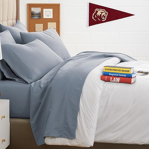 Miniatura 156 de Southshore Fine Living, Inc. Juego de sábanas de 6 piezas, sábanas de bolsillo profundo de 21 pulgadas, sábana bajera de bolsillo profundo, sábana