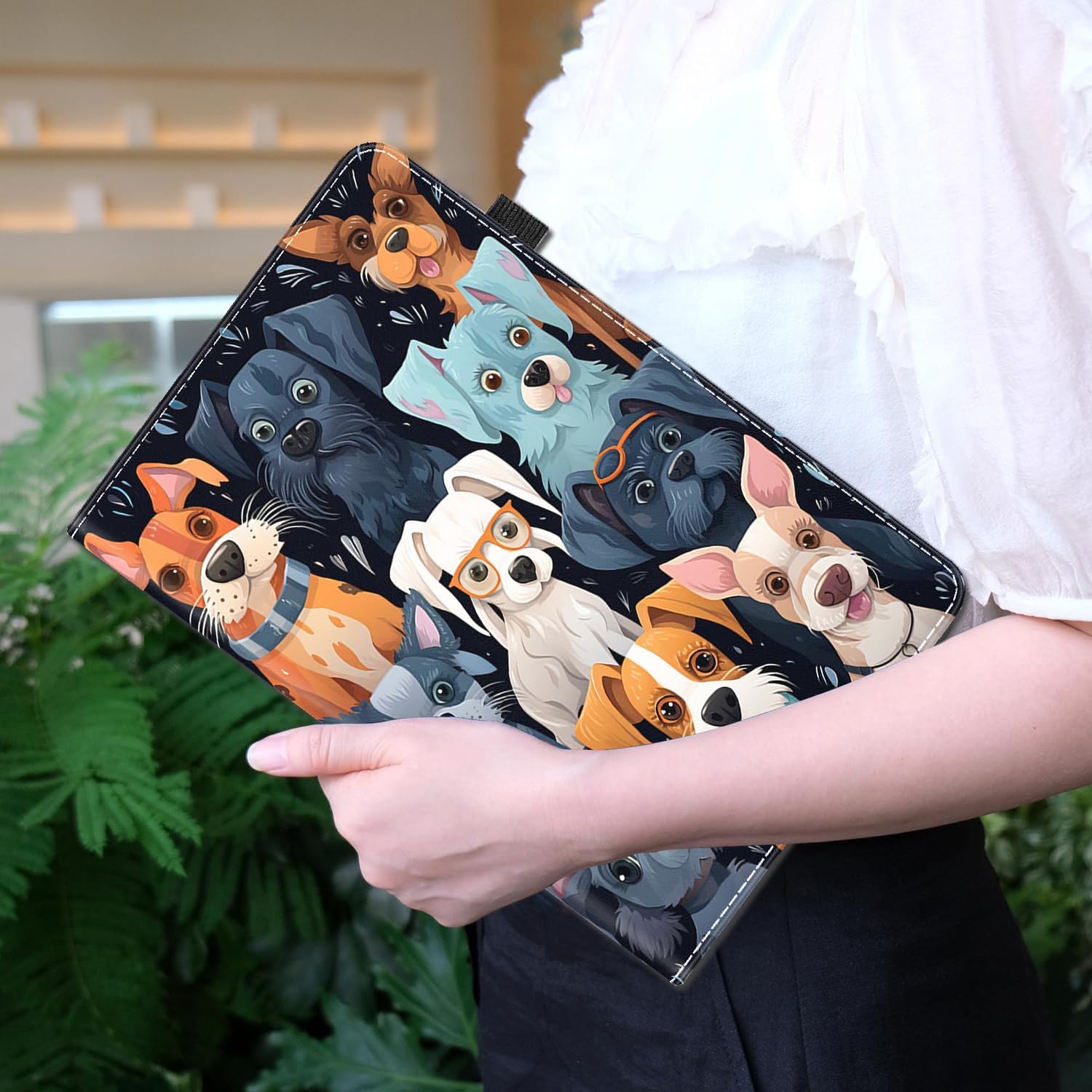 Case for Amazon Kindle Fire Max 11 Tablet (13th Generation, 2023 Release) - Slim Fit Standing Cover with Auto Sleep/Wake for All-New Fire 11 Max Tablet，Cute Dog