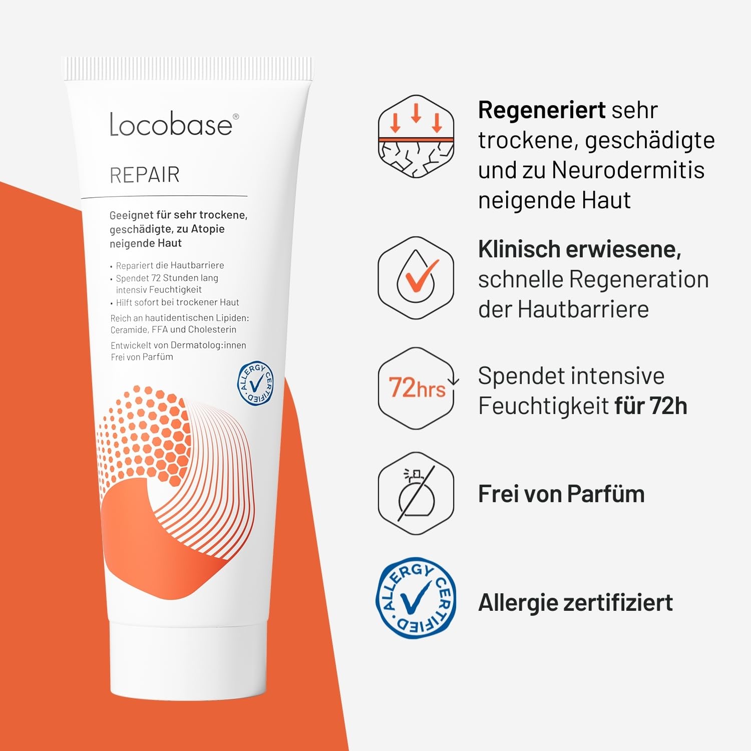 Locobase Repair Creme für sehr trockene